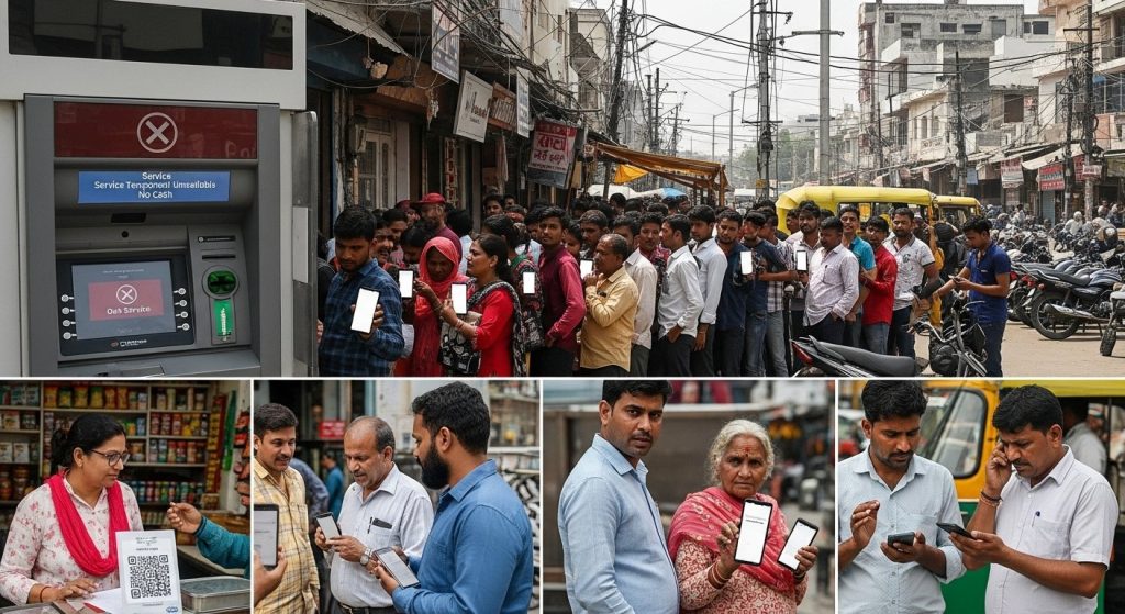 Internet Shutdown Causes Havoc in Bareilly: Online Payments Crippled, ATMs Run Dry, People Scramble for Cash