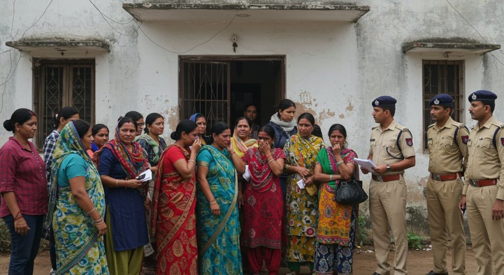 Bareilly: Suspicious death of railway employee's wife; her maternal family levels serious murder allegations, police investigating.