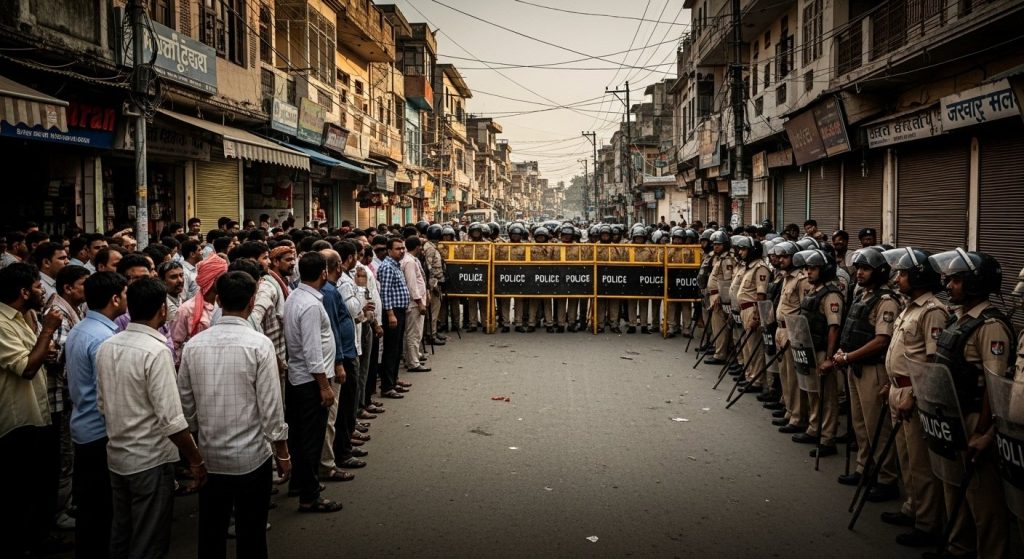 Tension in UP Again: After Bareilly, Now Trouble in Kasganj; Crowds on Roads, Police Alert