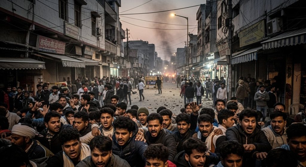 Bareilly Violence: An unruly mob, ignoring the administration's warning and adamant on a specific point, worsened the situation.