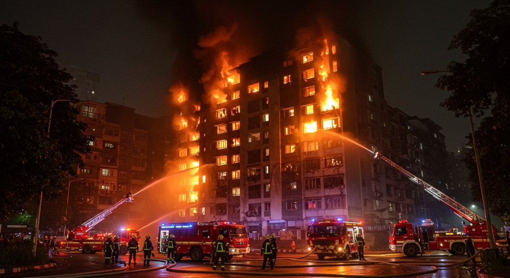 Massive fire in Mumbai's 24-story building: One woman dead, 18 injured; Probe launched into negligence