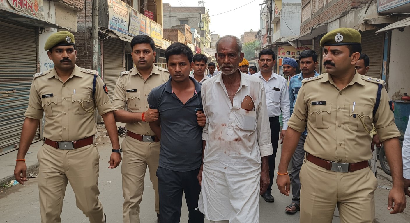 UP Sensation: BJP Leader's Uncle Publicly Beaten; 'Billa' Arrested for Tearing Clothes