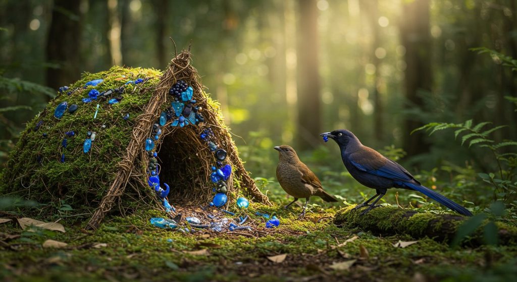 Bird Built an 'Incredible Palace' for Love: See How it Impresses its Partner!