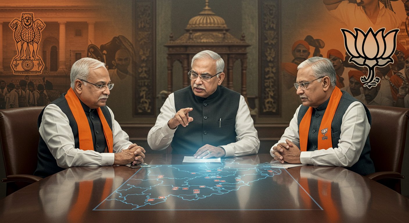 Ahead of UP Elections, BJP's Major Strategy: Three Key Leaders Tasked with Coordinating Government, Organization, and RSS