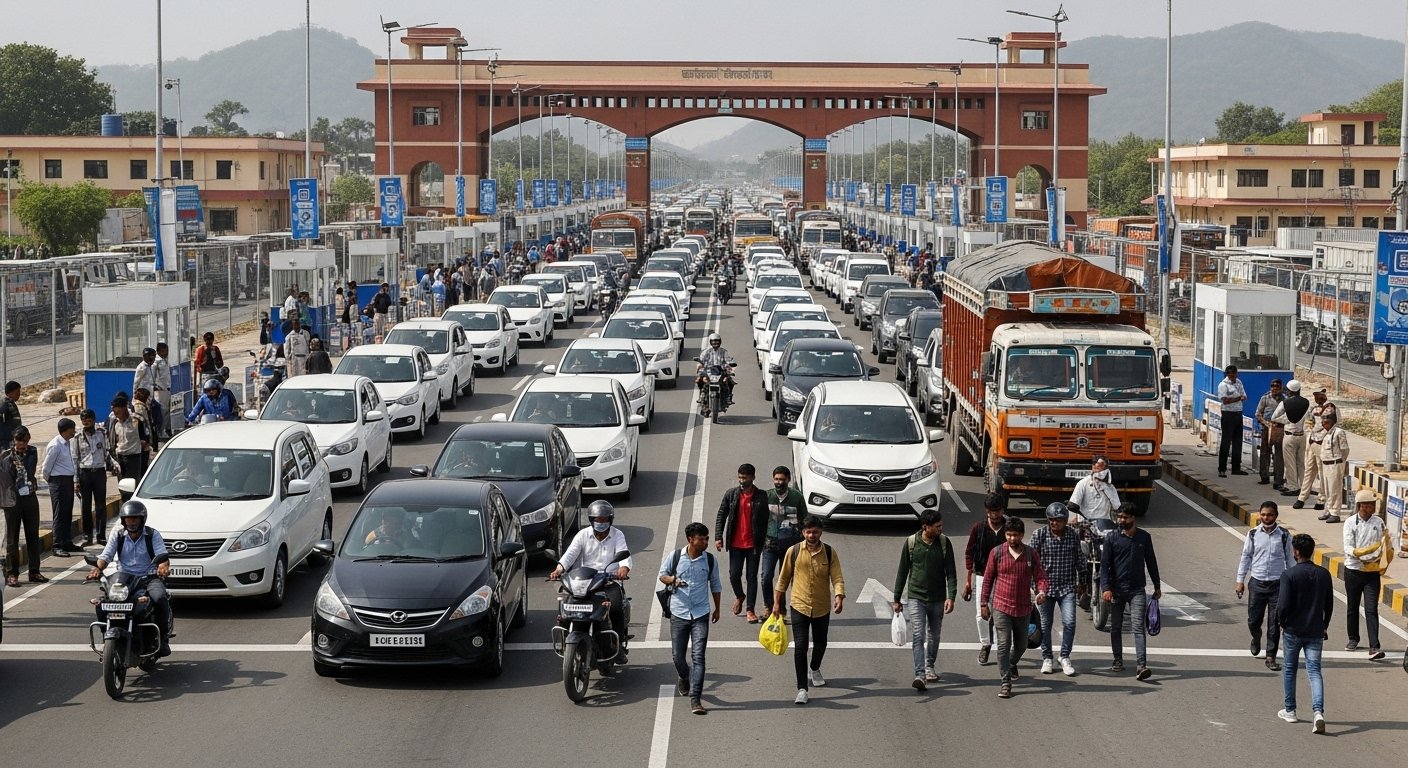 यूपी सीमा पर लौटी रौनक: Gen-Z प्रोटेस्ट के चार दिन बाद ट्रकों की कतारें खत्म, जानें कैसे बदले हालात