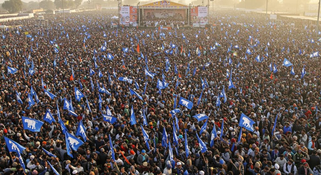 BSP's October 9 Mega Rally in UP: Targeting One Million Attendees, Will Old Records Be Broken?
