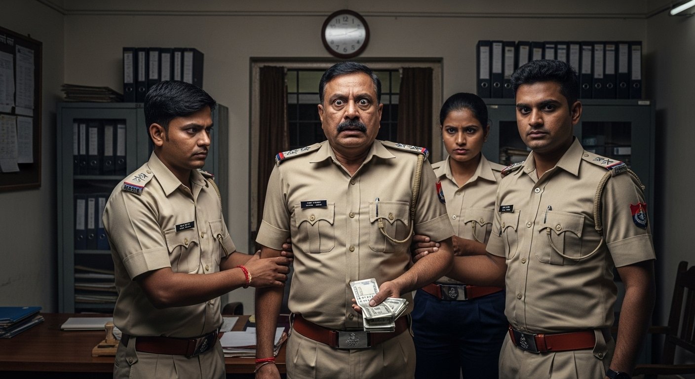 Sub-inspector arrested taking Rs 20,000 bribe in Budaun; Anti-Corruption Team's major action