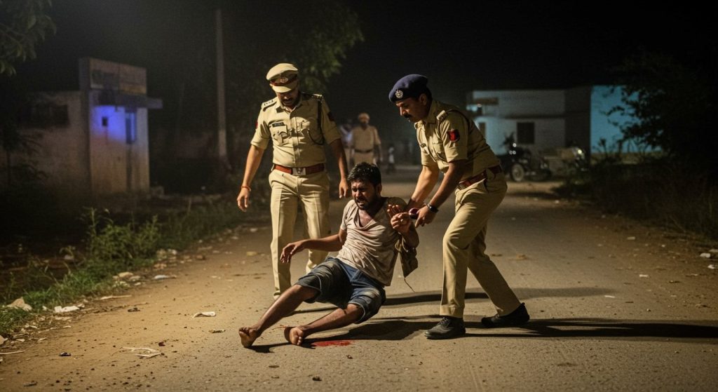 Badaun: Encounter between Police and Cow Smuggler; Suspect Shot, Injured; Constable Also Hurt; Arrested