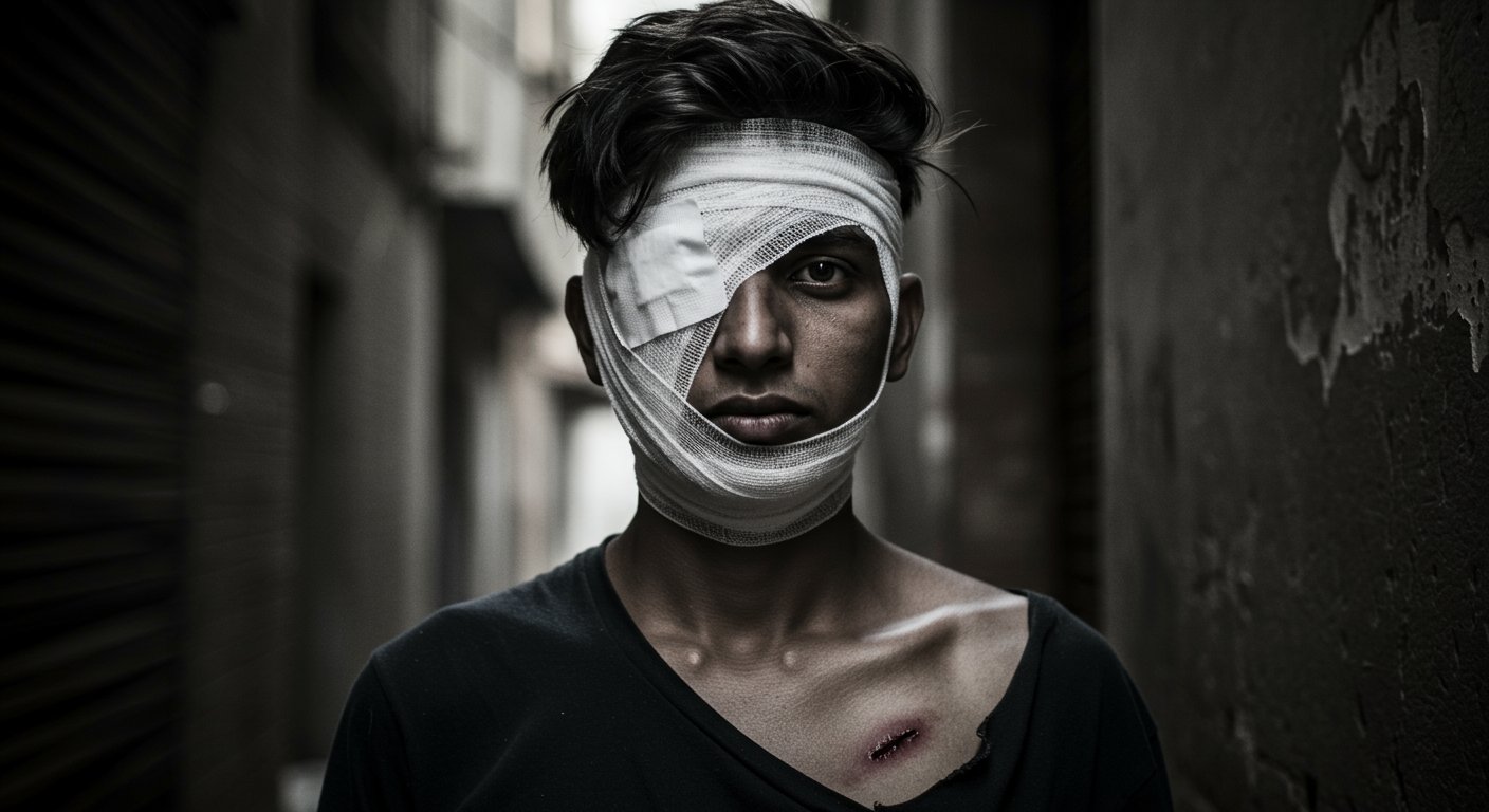 Shocking Gen-Z Video Goes Viral in Nepal: Mystery of Bullet on Chest, Bandage on Face