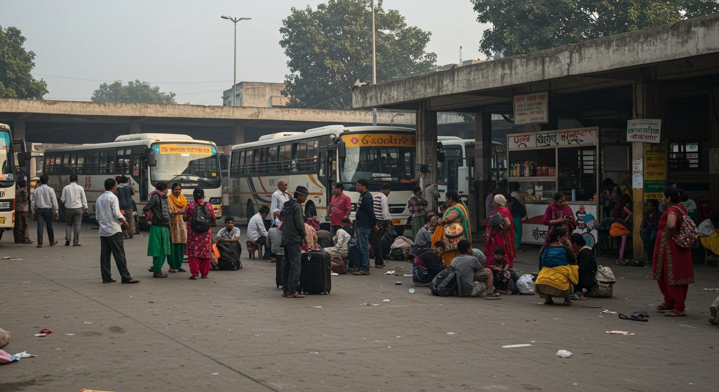Ambala: Bus service halted on 6 major routes, Jammu-Punjab passengers face severe inconvenience; restoration expected soon.