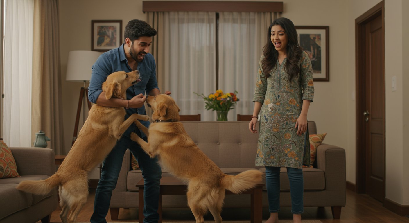 Stranger Ignored Dogs On A Date; What Happened Next Stunned The Girl And Had People Rolling With Laughter!