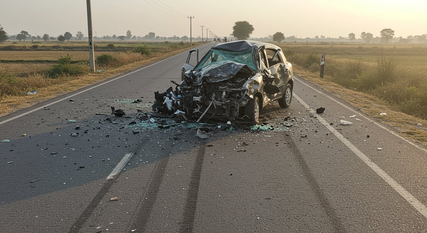UP: ‘कार अलीगढ़ आते समय भर रही थी फर्राटा, तभी अचानक…’, पांचवें घायल साथी ने बताया दर्दनाक हादसे का कारण