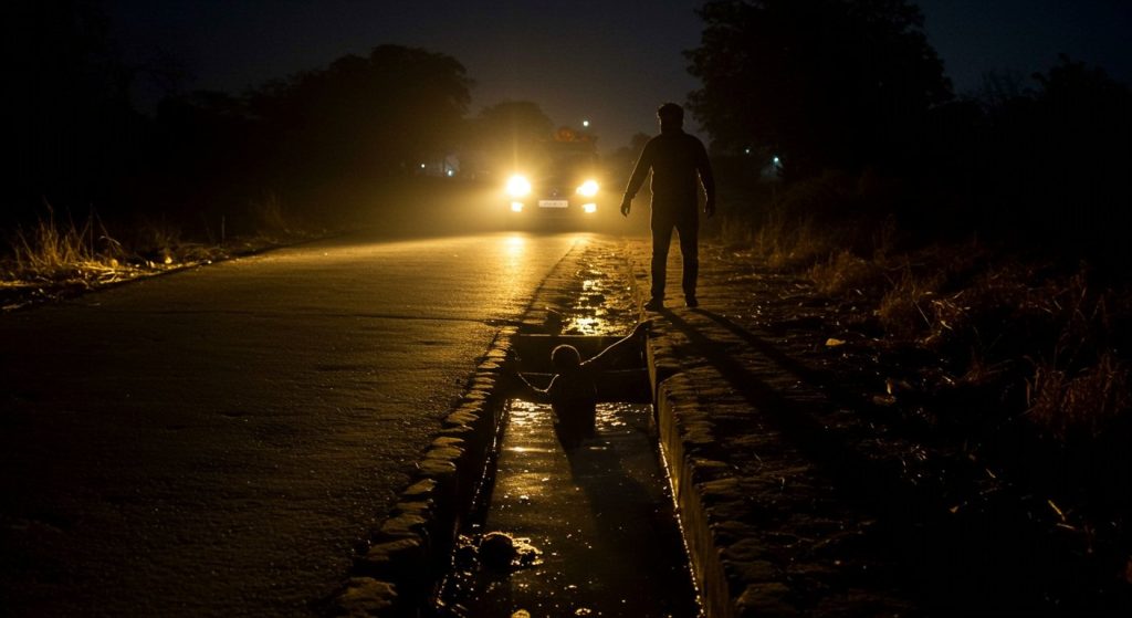 UP: Limits of Cruelty Breached; Injured Man Dumped in Drain After Car Collision, Massive Uproar at Police Station Over Death