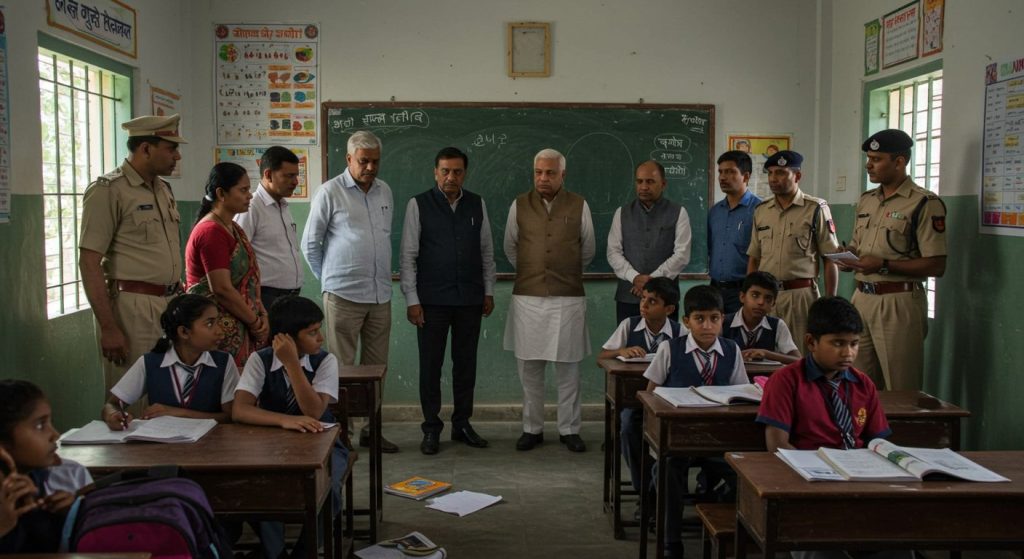 UP: Serious Case of Assault and Intimidation of Students-Teachers in Classrooms; 10, Including Former Principal, Booked; Investigation Intensified