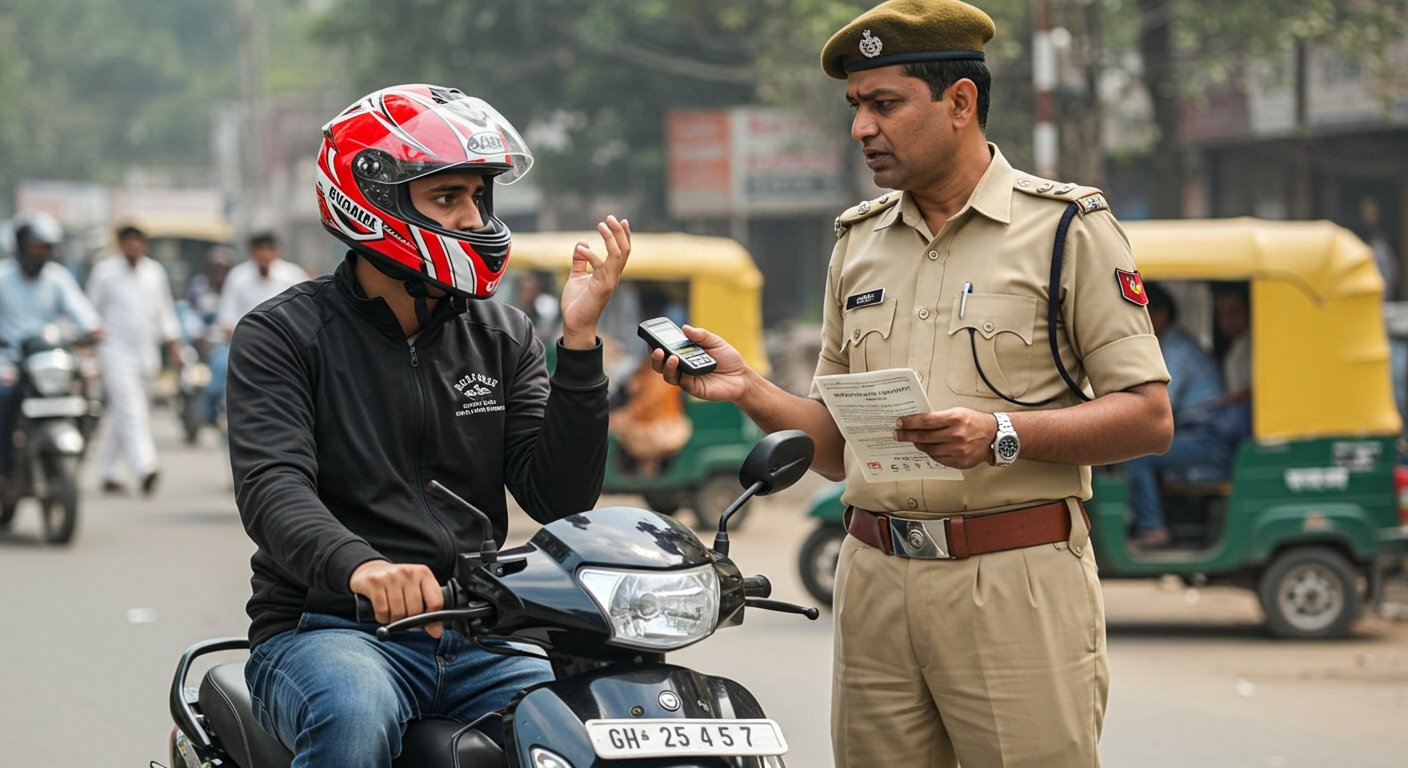 UP: Fines For Red And White Helmet Wearers Too, Big Trouble For Vehicle Drivers... What To Do Now?