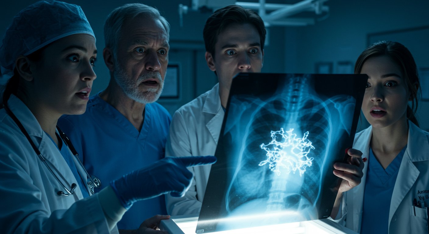 X-Ray of Man Writhing in Chest Pain Reveals 'Strange Sight'; Doctors Say, 'Never Seen Anything Like This!'