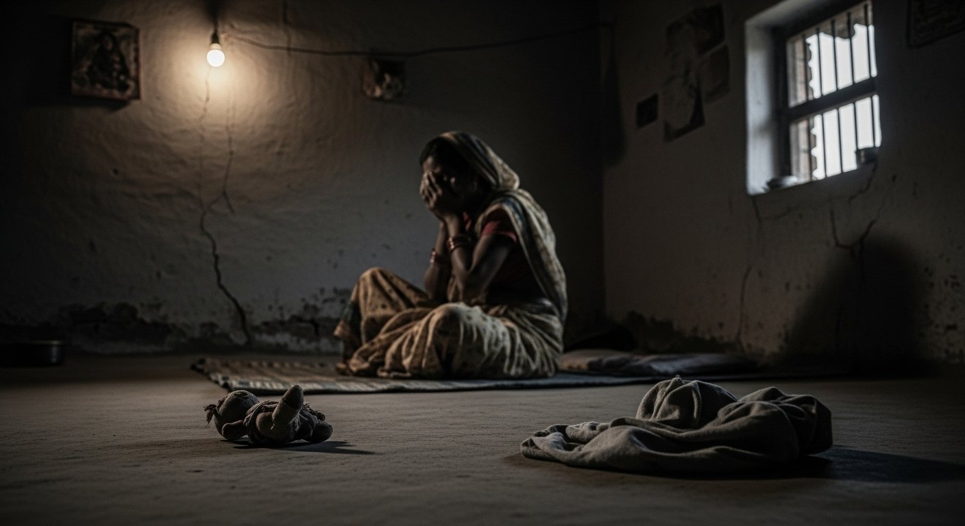 यूपी: रोते मासूम के मुंह में कपड़ा ठूंसा, गला घोंटकर की हत्या; पत्नी संग दरिंदगी भी की