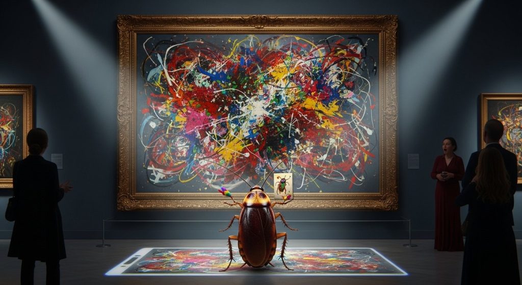 A Cockroach Made a 9 Crore Painting? Know the Full Truth Behind This Viral Claim!