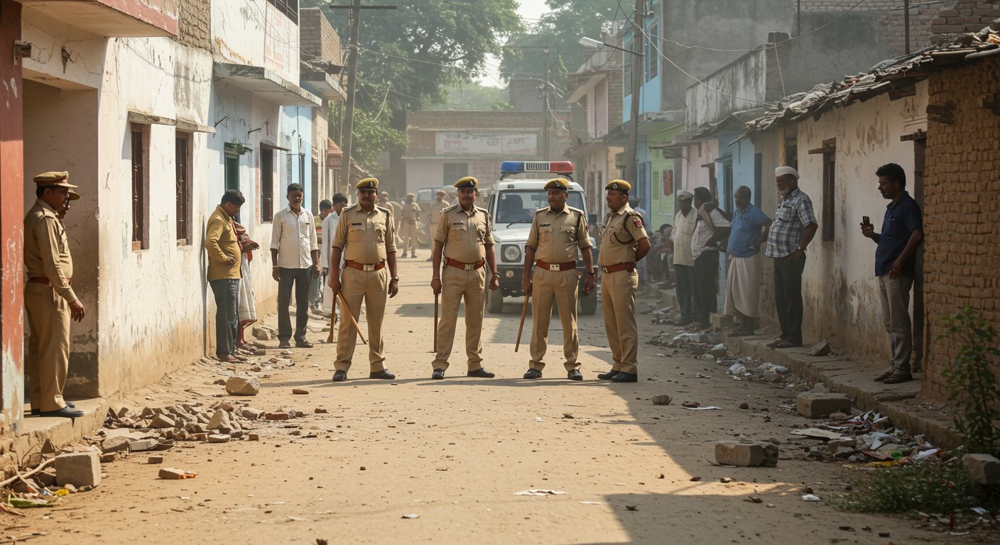 Major uproar in UP over a social media comment: Youth beaten, houses pelted with stones, heavy police force deployed in the village.