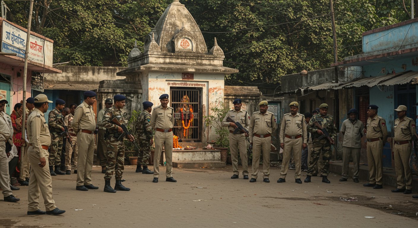 Ruckus at Religious Site in Salawa: 8 Jailed, Heavy Force Deployed; Tense Atmosphere in Village
