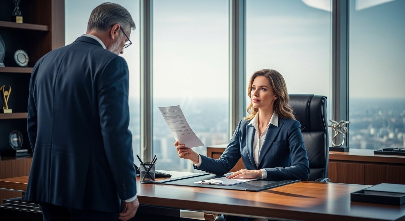 Woman buys company after being denied promotion, kicks out owner!