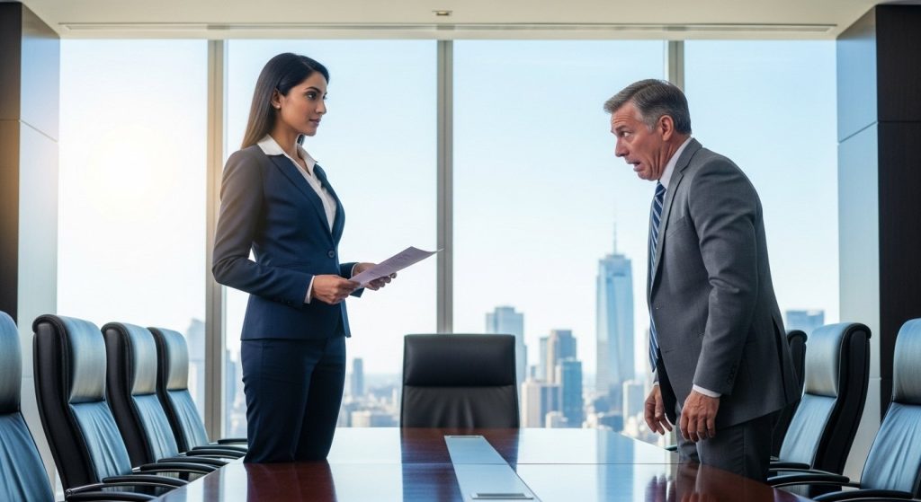 Denied Promotion, Female Employee Buys Company, Fires Owner Himself!