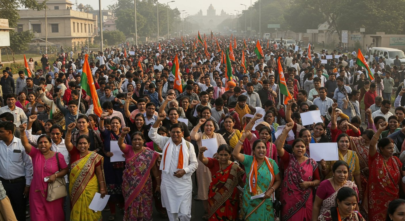 UP Teachers' Major Protest Over TET Mandate: Preparing for Delhi March to Pressure Centre