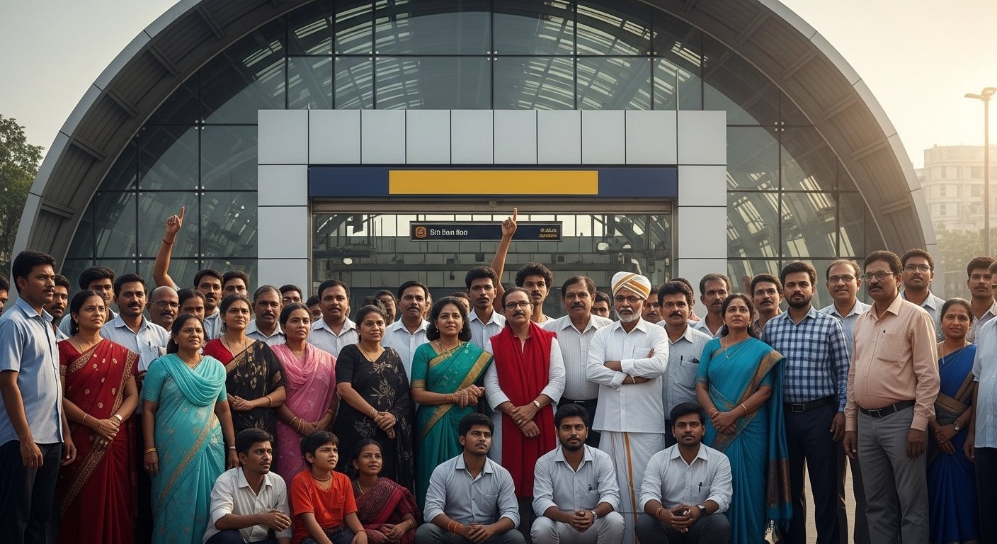 Controversy Deepens Over Shivajinagar Metro Station's Name: Demand For 'Shankar Nag' Instead Of 'Saint Mary' Gains Momentum