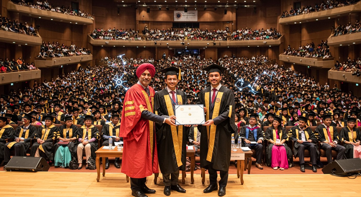 Major Announcement at Convocation Ceremony: Shubhanshu Shukla to Receive Honorary Degree in Blockchain Technology, 55,000 Students to Get Degrees