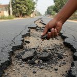 UP's Corruption Exposed: Multi-crore road disintegrates in 10 days, gravel comes loose by hand; Demand for strict action against contractor.
