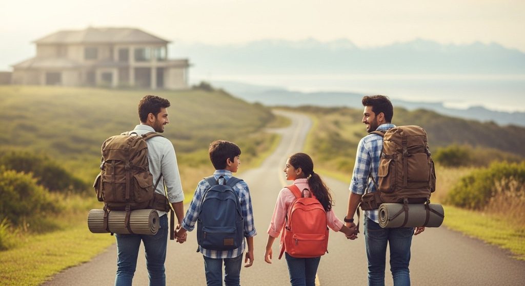 Leaving behind a monthly expense of 6 lakh, a family abandoned their home and is now traveling the world!