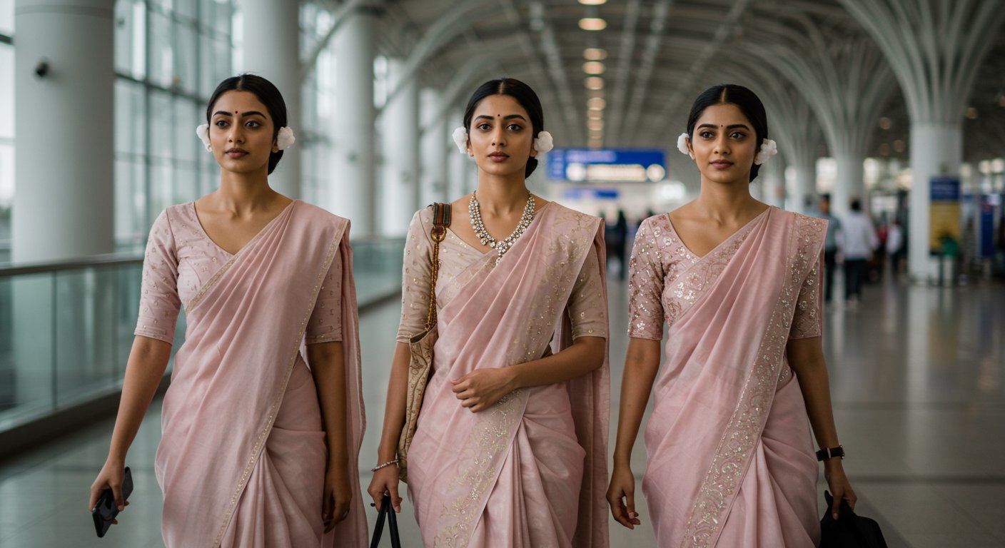 These Beauty Queens Set Off For Their Destination With Cotton Stuffed In Their Ears.