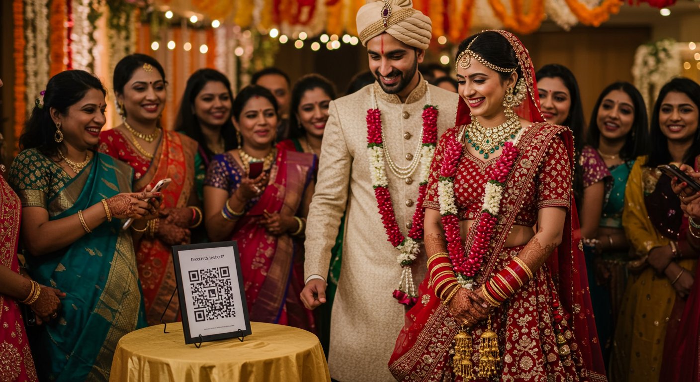 Unique Honeymoon Idea: Guests Raised Money Using QR Code at Wedding, Couple's Story Goes Viral!