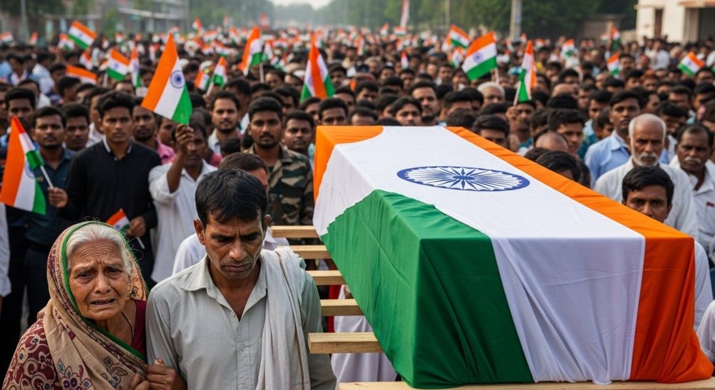 Kaithal: Martyred Lance Naik Accorded Final Farewell Wrapped in Tricolor; Huge Crowd Gathers, Rs 1 Crore and Government Job Announced for Kin