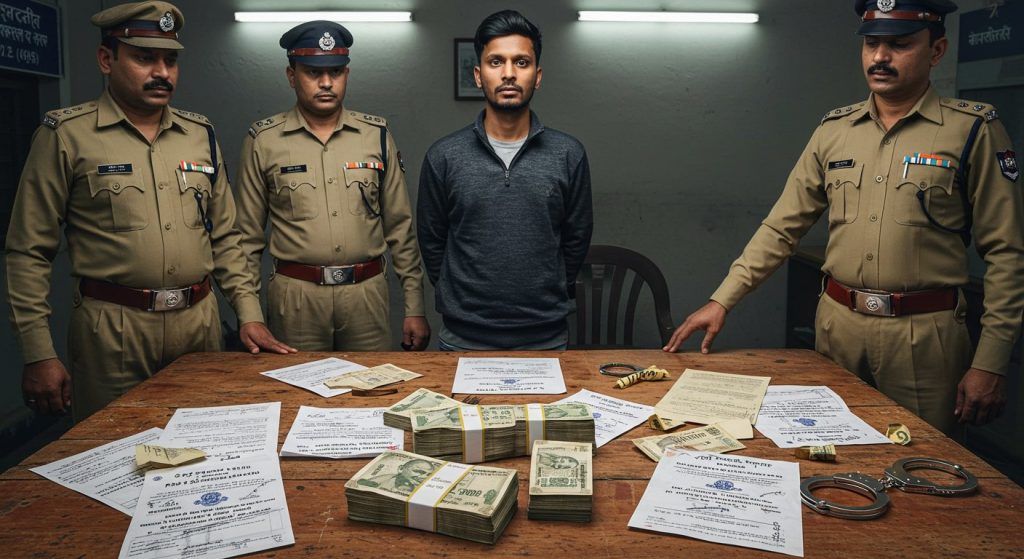Pass Navy-Coast Guard exam for ₹2 lakh! Fraud gang kingpin Jatin arrested in UP.
