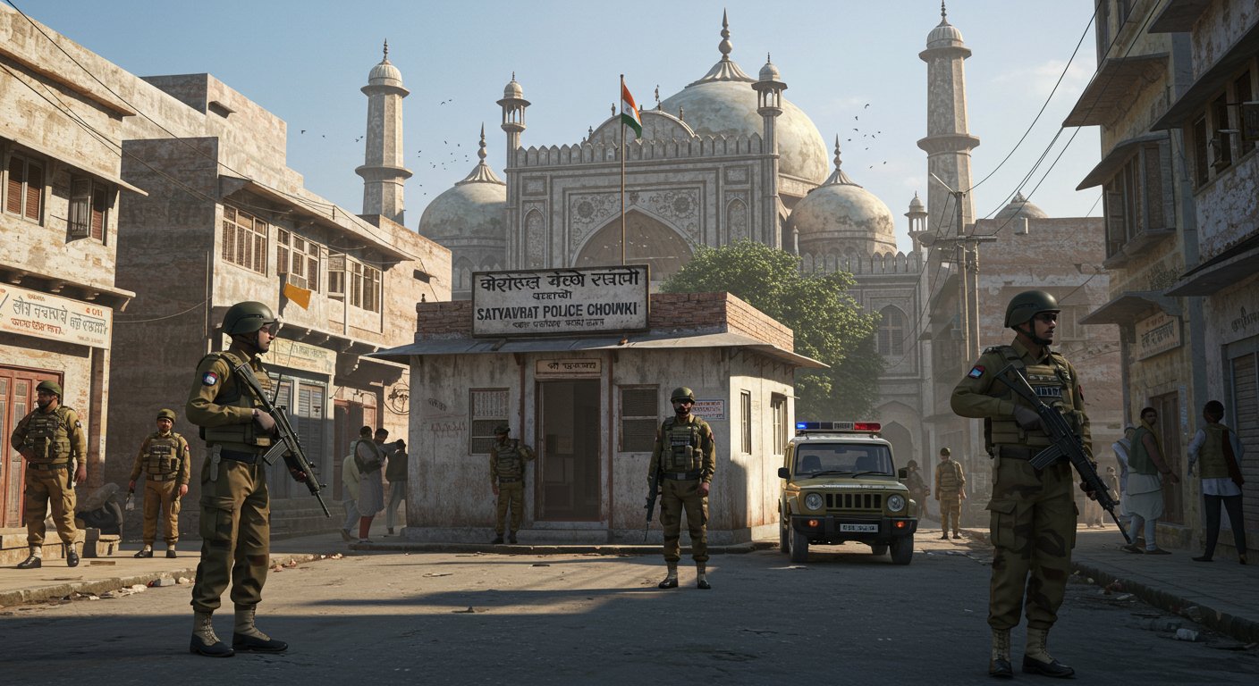 Sambhal: Security Tightened, ATS Unit Deployed Near Jama Masjid After Violence; Administration Takes Major Step