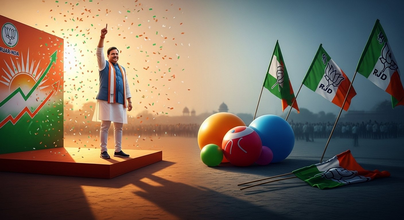 Deputy CM Keshav: BJP-NDA to Secure Landslide Victory in Bihar, Congress-RJD's Claims Fall Flat