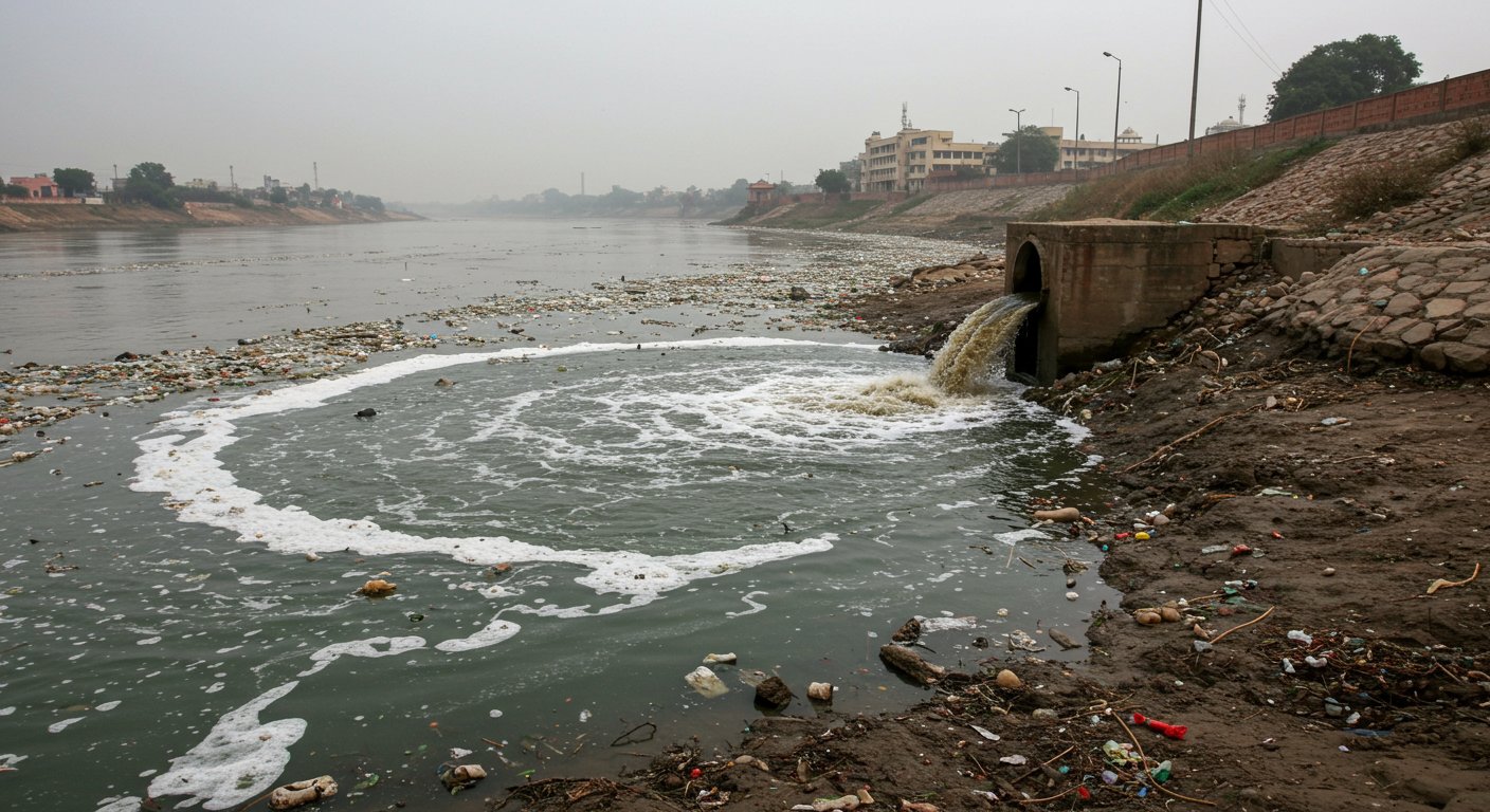 Sewage Havoc in Yamuna: Municipal Corporation Fined ₹67.92 Crore, Still Unpaid!