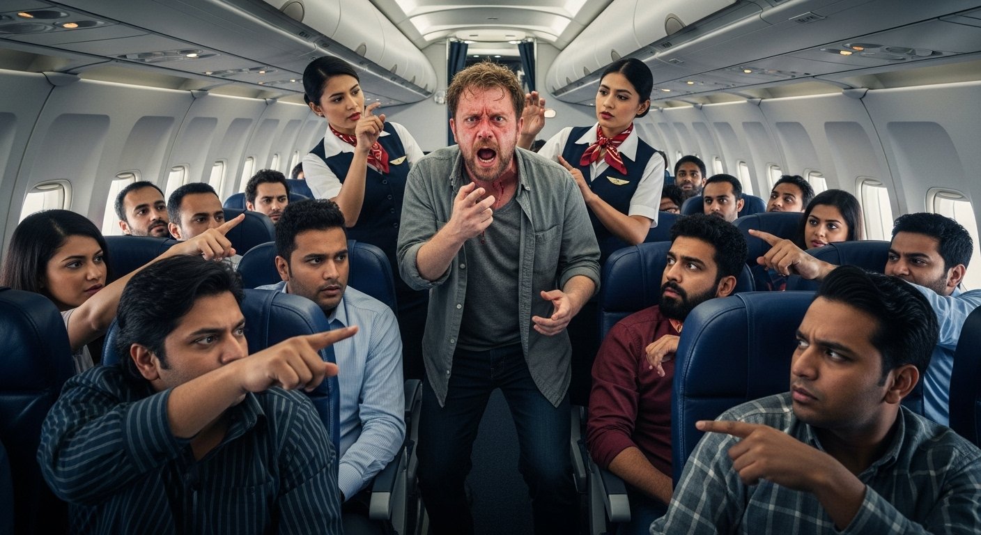 Intoxicated Passenger Creates Ruckus on Flight, Co-passengers Demand His Removal