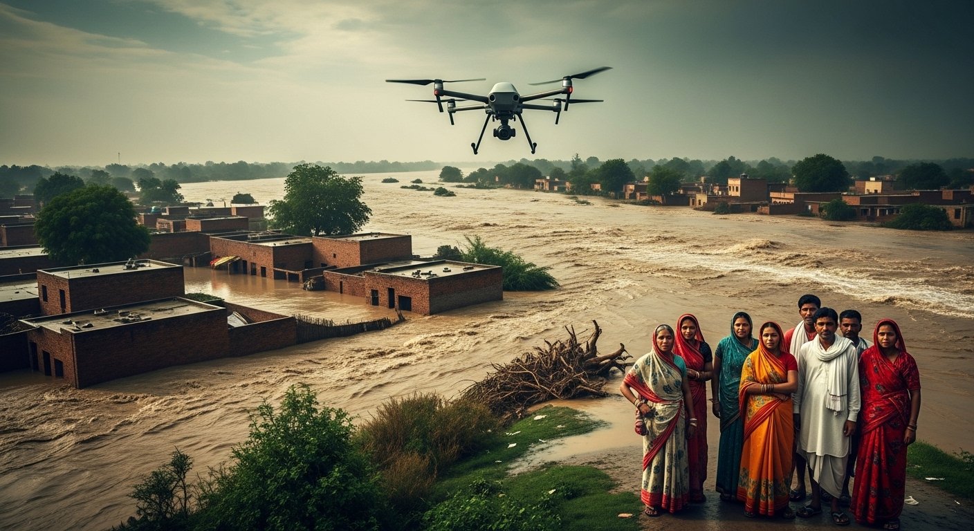 Raging Yamuna and Dual Drone Terror in Magorra, Mathura: Know the Full Story