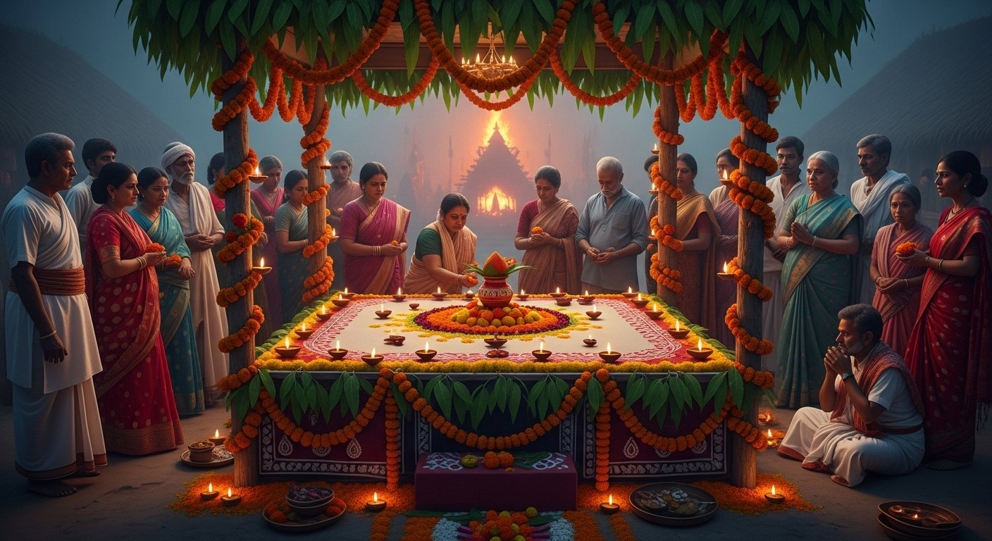 नवरात्रि में इस गांव में नहीं सजती दुर्गा मां की मूर्ति, आग की एक घटना ने बदल दी सैकड़ों साल पुरानी परंपरा की तस्वीर!