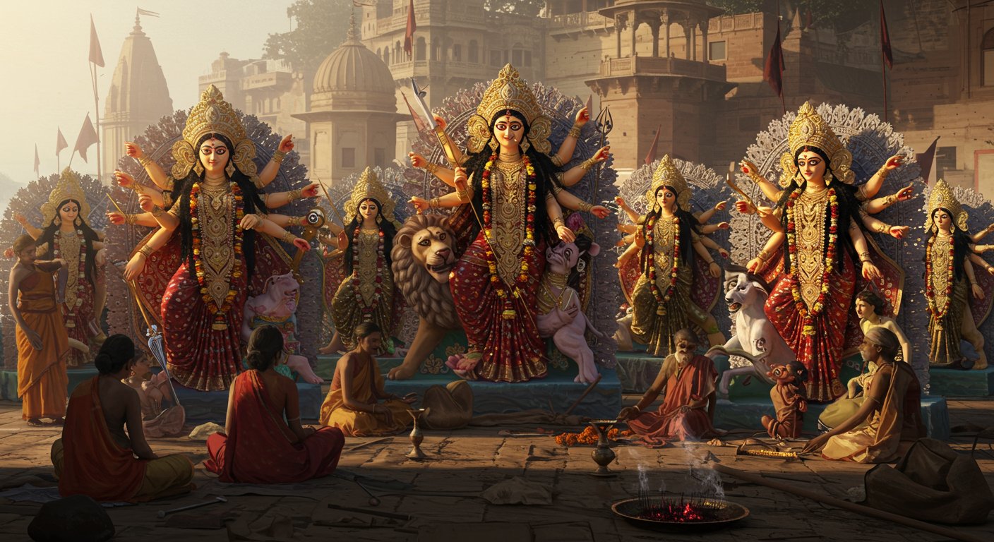 Durga Puja 2025: 64 Idols of Deities from Kashi to Travel to Odisha and Lucknow, a Unique Cultural Confluence