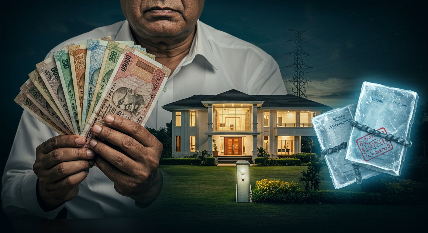 Corrupt DVVNL Official: Buys Lavish House with Government Money, Big Revelation; Bank Accounts Sealed