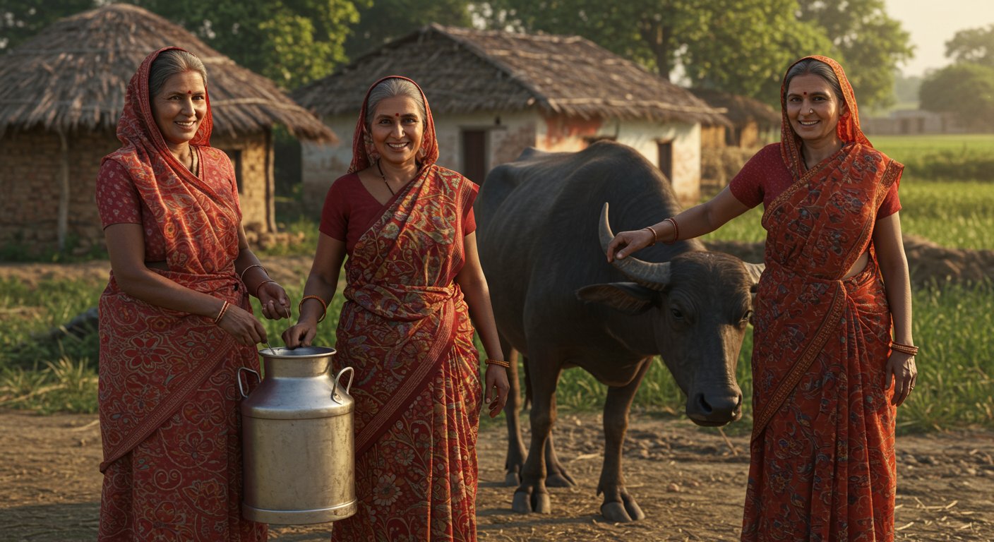 UP: Selling buffalo milk, these women earned lakhs, became lakhpatis, and an inspiration for society!