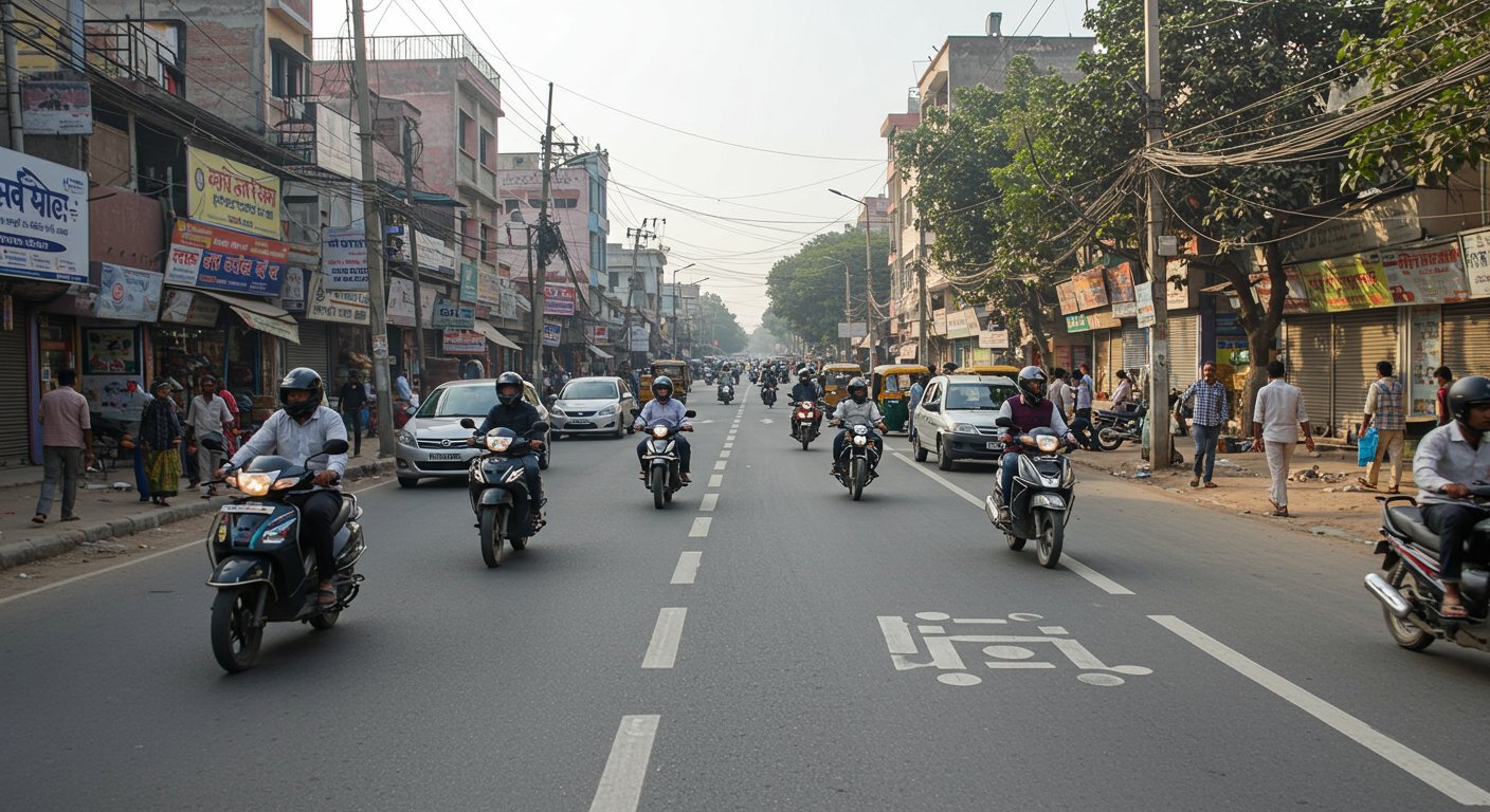Major Changes on UP's MG Road! Power Poles to be Removed, New Lane for Two-Wheelers, Police Master Plan Ready