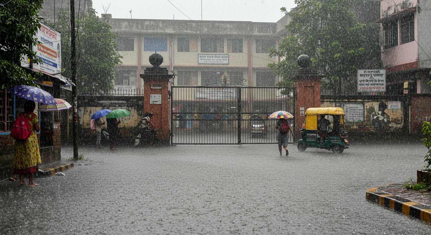 Heavy Rain Havoc in Uttar Pradesh: 22 Districts on Alert, Schools-Colleges Closed, Temperatures Fall