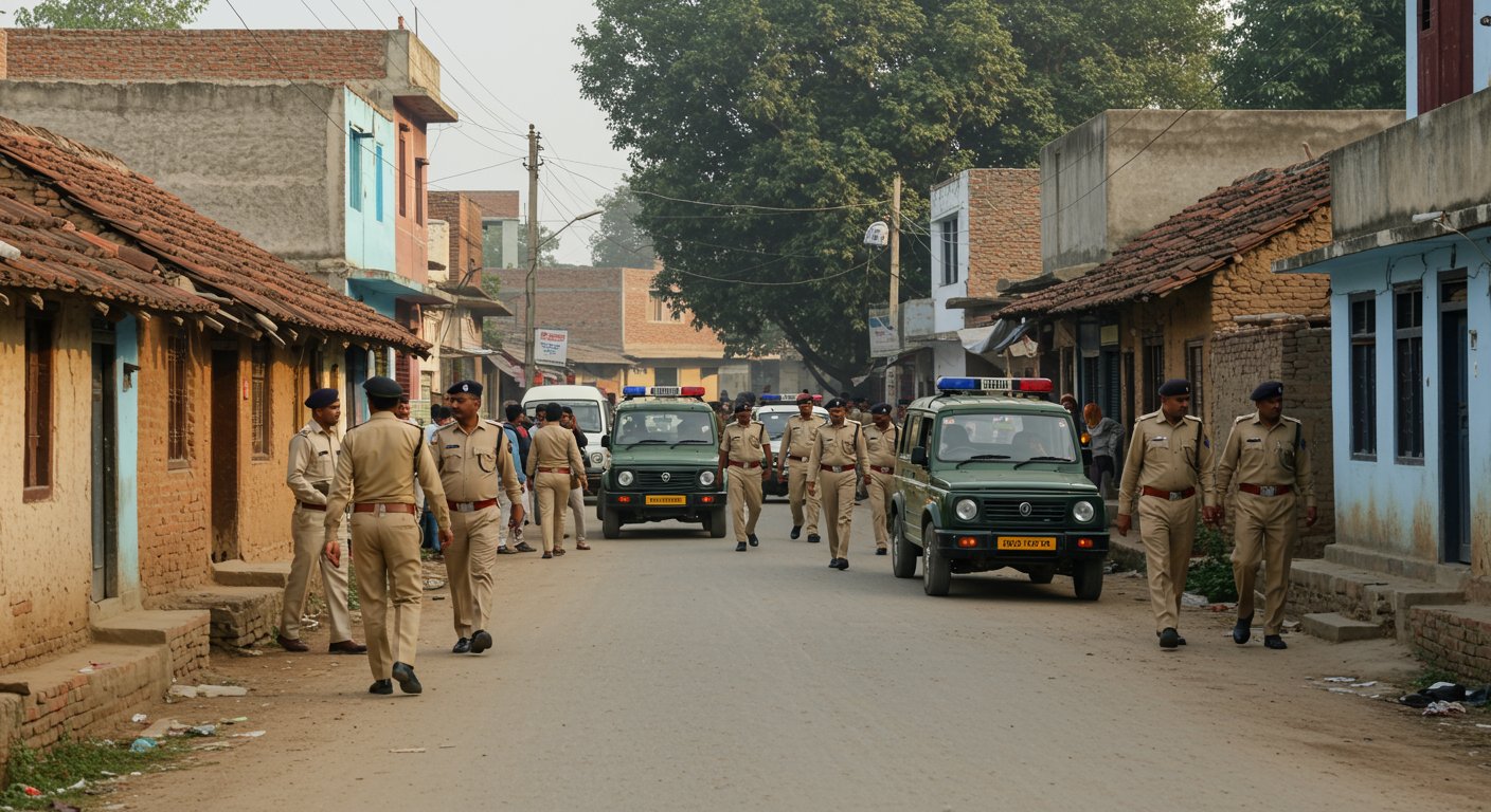 Friendship turned into a mockery, causing caste tension: Three days of panic in UP's Gizoli, heavy police force deployed.