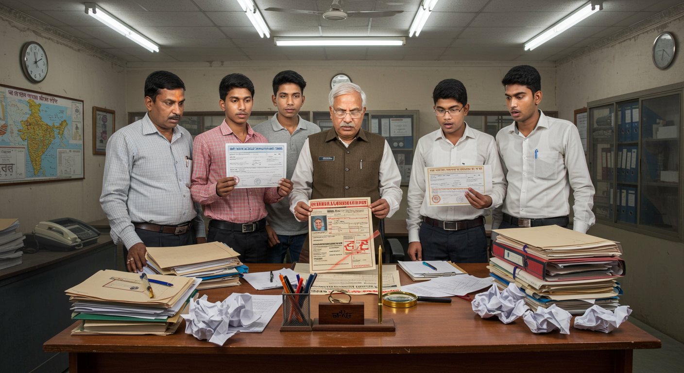 यूपी भर्ती फर्जीवाड़ा: विज्ञापन में हेराफेरी, एक ही पिता के चार बेटे बने LT शिक्षक; अफसर हैरान