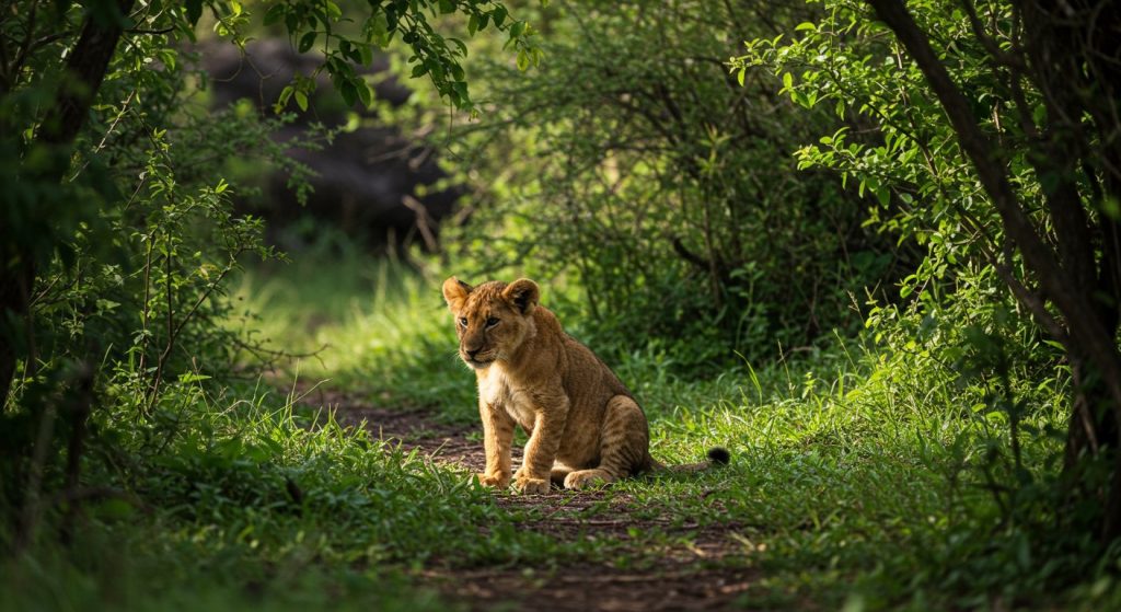 Injured lion cub rejected by family, now humans give it a new life!