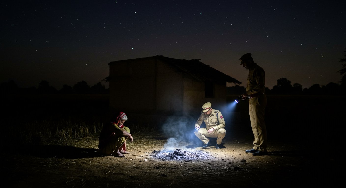 UP: Farmer Burnt to Death at Midnight, Neighbors Accused in Land Dispute; Police Probe Underway